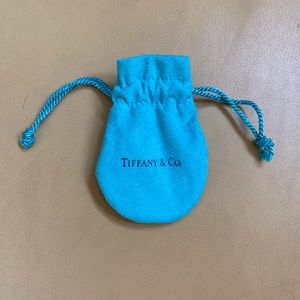 Tiffany jewelry drawstring bag